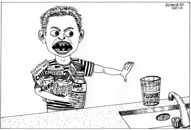 Editorial Cartoon: Fluoridated water